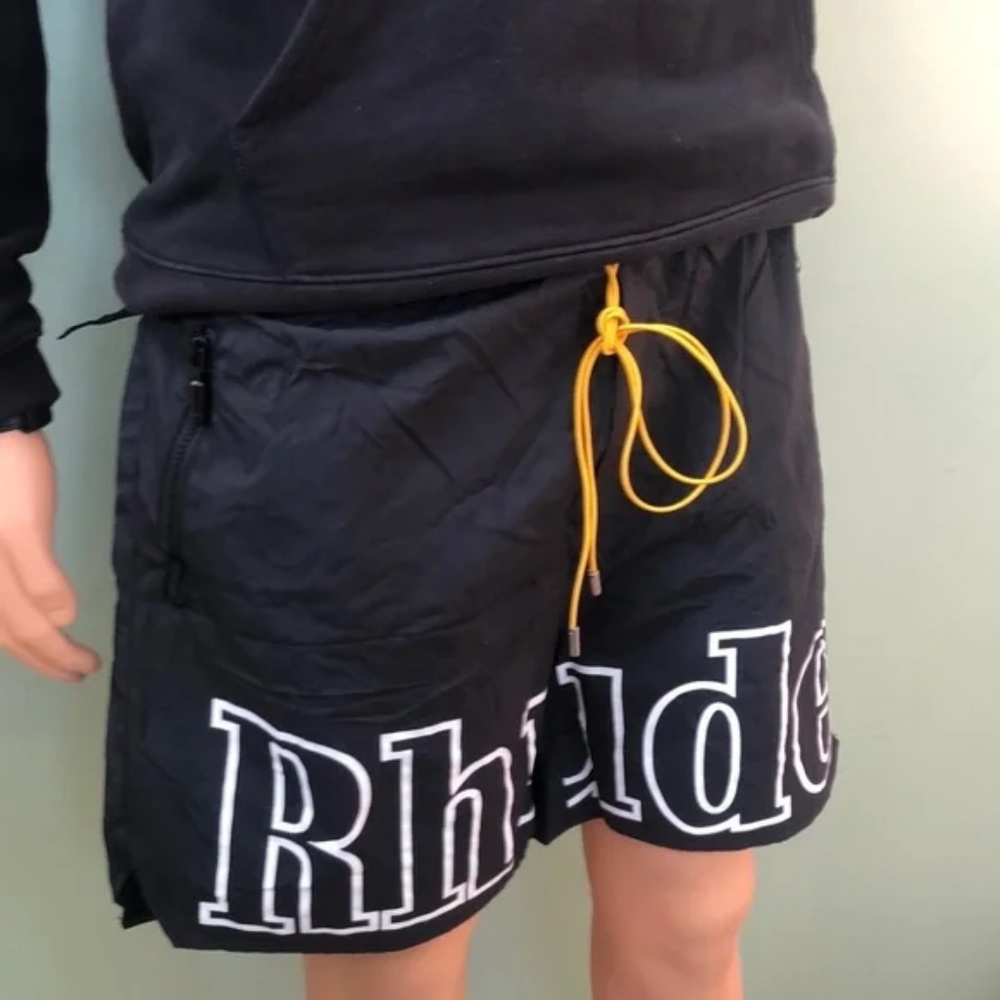 Rhude Men's Black Shorts. NWT - Picture 2 of 8